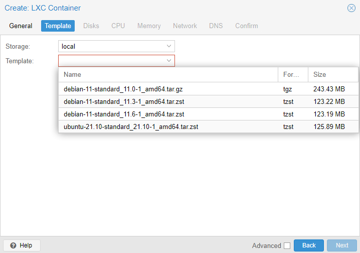 How To Add New LXC Templates To Proxmox v7.x